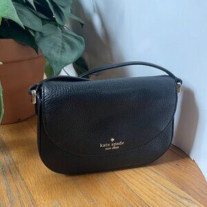 Kate Spade Leila Mini Flap Crossbody bag Black